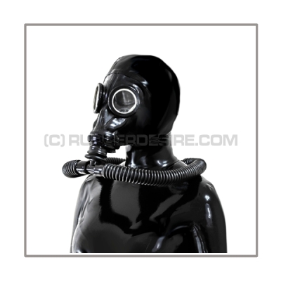 Deluxe M41-GP5 gasmask-zipperhood-system PROTECT-M with ringtube-set and rebreathing-bag